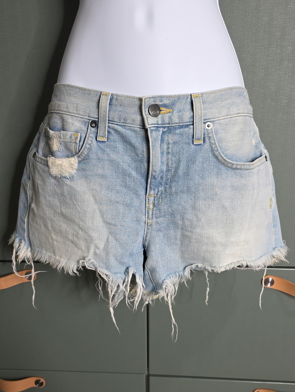 875. ✨ Genetic Los Angeles "Stevie" Distressed Denim Shorts ✨ (R1)